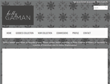 Tablet Screenshot of hollygaiman.com